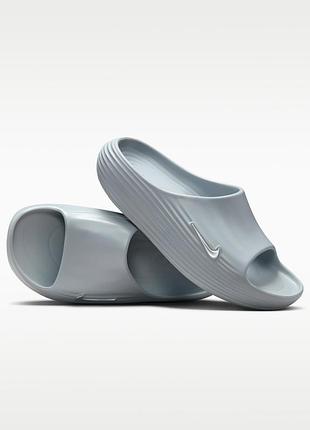 Оригінал! сша! чоловічі тапочки nike reactx rejuven8 grey hv4479-002 шльопанці у новому стані