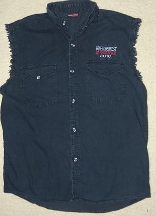 Байкерська безрукавка biker's edge biketoberfest daytona beach l-xl