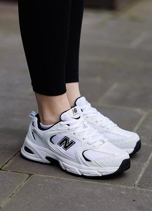 Р.37-41 кросівки new balance 530 white black nb174
