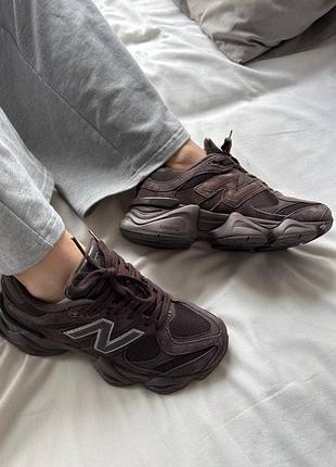 New balance 9060 chocolate brown/нью беленс 9060 коричневые 36 37 38 39 40 41 42 43 44 45