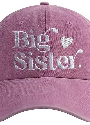 Бейсболка big sister, бейс, кепка, бейсболка мама і тато, бейсболка mom&dad