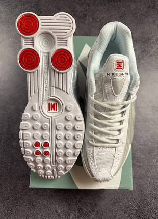 Nike shox r4 white 3