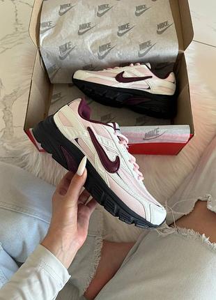 Nike initiator pink black burgundy/найк инициатор розовые с чёрнвм бургунды 36 37 38 39 40 41