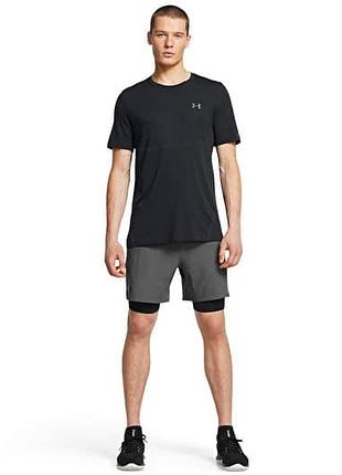 Under armour speedpocket 2 in 1 шорты + тайтсы лосины nike pro оригинал.