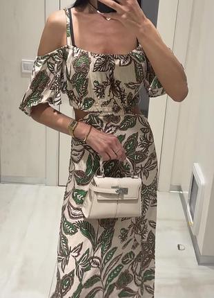 Льняна сукня від zara