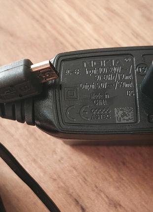 Nokia ac-6e micro usb зарядний пристрій новий 1шт