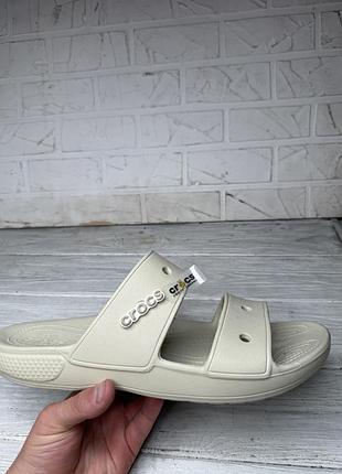 Бежевые crocs кроксы m13