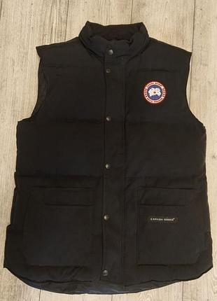 Canada goose пуховый жилет freestyle crew vest - cru
