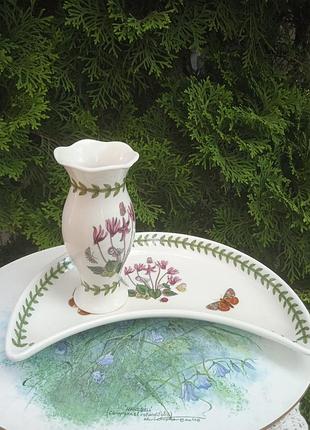 Тарелка полумесяц от известного бренда portmeirion botanical gardens можно купить тарелку или вазу тарелка 600,ваза 1100