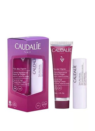 Набор для губ и рук caudalie the des vignes lip hand duo