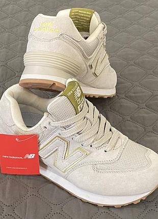 New balance 574 classic женские замшевые кроссовки весна - осень нью баланс