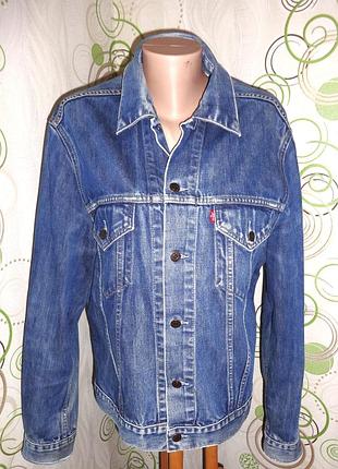 Мужская джинсовая куртка levi's