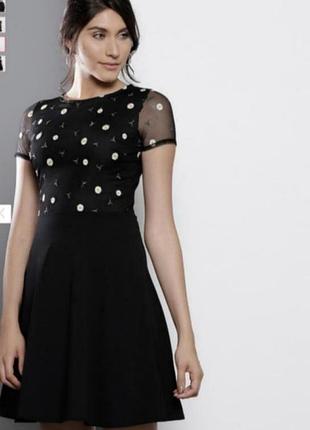 Плаття, сукня в ромашки натуральна котон dorothy perkins .