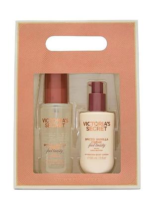 Подарунковий набір victoria’s secret spiced vanilla crème (міст + лосьйон)