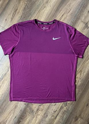 Оригинальная тренировочная футболка nike xl-xxl zonal cooling dri-fit мужская спортивная беговая новейшая коллекции найк 10/10