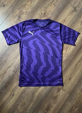 Мужская спортивная футболка puma s-m drycell фиолетовая тренировочная футбольная беговая новые коллекции 10/10 с-м