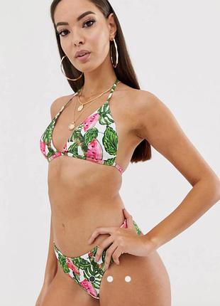 Женский раздельный купальник missguided asos размер м