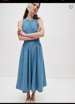 Джинсова сукня h&m cos  з відкритою спиною s