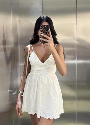 Сарафан прошва сукня zara