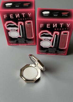 Fenty beauty хайлайтер туш спаркл помада бальзам блиск diamond bomb fussy fu$$y hella thicc volumizing mascara mini мініатюра тревел