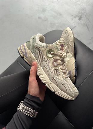 😍 жіночі кросівки adidas astir beige/halo green