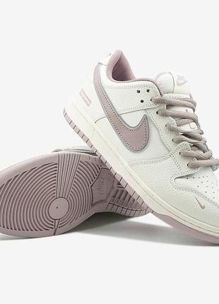 Кросівки nike sb dunk low milk beige brown x supreme арт 0414