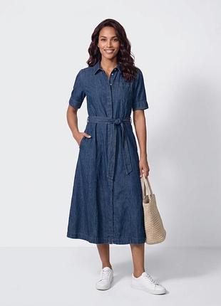 Iblues by max mara сукня міді з деніму