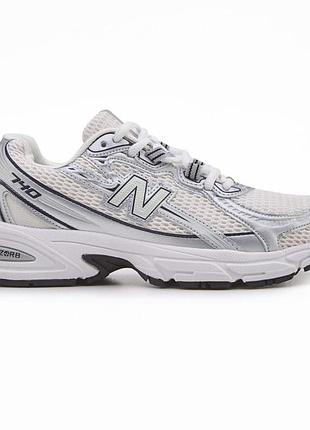 Мужские кроссовки new balance 740 silver white black / smb+ 🔗