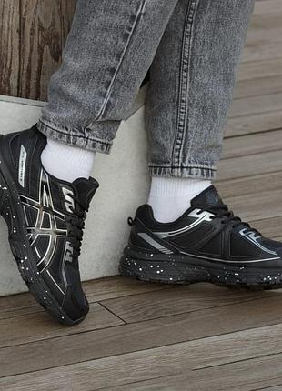 Чоловічі кросівки asics gel venture 6 black white / smb+ 🔗