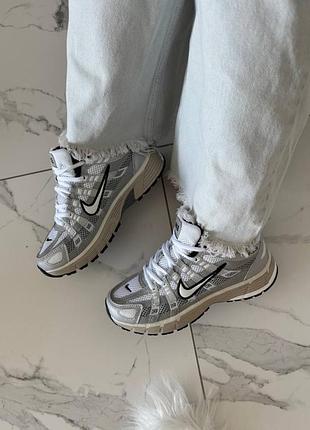 Жіночі кросівки nike p-6000 dark silver beige / smb+ 🔗