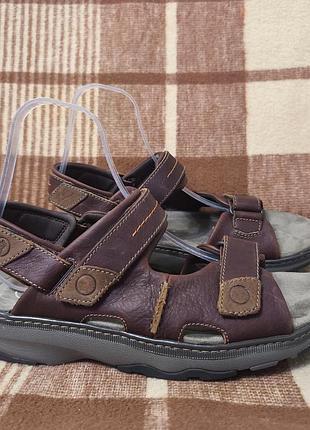 Мужские кожаные сандалии clarks
