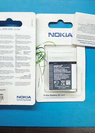 Nokia bp-6mt акумулятор новий оригінал