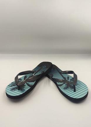 🩴 olaian men's flip-flops to 150 — легкі літні в'єтнамки з пальмовим принтом 41-42 розмір