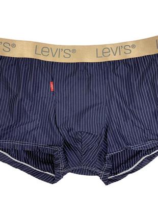 Чоловічі труси levis преміум якості, колір темно-синій в смужку, різні розміри в наявності