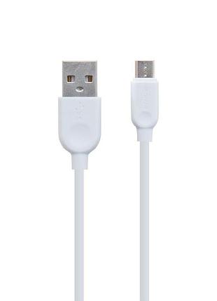 Кабель borofone bx14 usb - microusb 2.4а 2 m белый