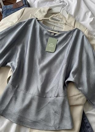 Новая блуза из фактурного крепового сатина h&amp;m