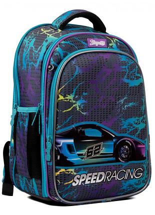 Рюкзак школьный каркасный 1 сентября speed racing 559511