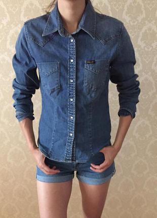 Джинсовая рубашка / джинсовка wrangler2 фото