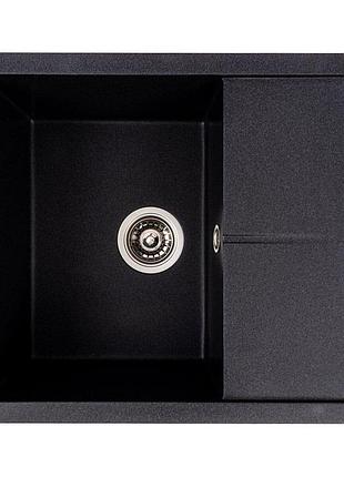 Кухонна гранітна мийка 5850 reyna valeso карбон