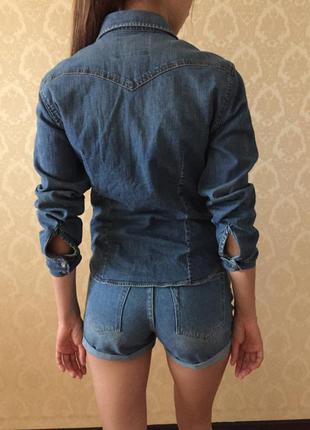 Джинсовая рубашка / джинсовка wrangler3 фото