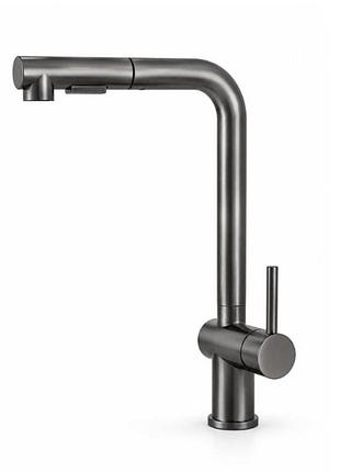 Смеситель кухонный df5 tm valeso (pvd черный)