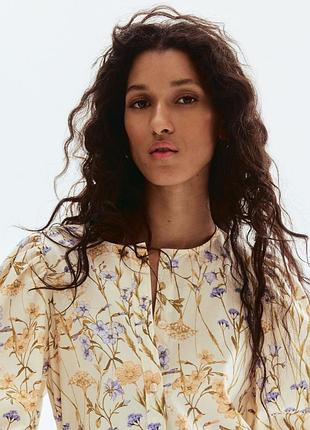 Поплінова блуза,сорочка h&m
