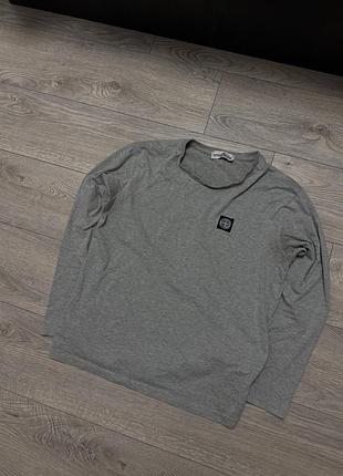Чоловічий лонгслів stone island | лонг стон ісланд