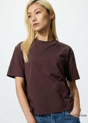 Хлопковая футболка uniqlo airism с технологией dry.япония