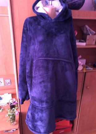 Меховушка, плюшева туника, кофта, худи, 2-3xl. northgate. слип, пижама