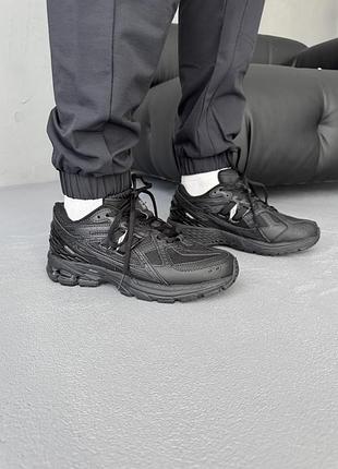 Мужские кроссовки new balance 1906u full black
