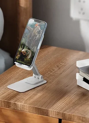 Подставка для телефона и планшета hoco ph50 белая 5