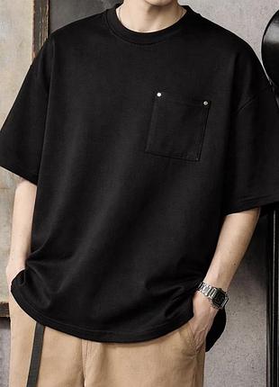 Стильна футболка с&а, розмір 2xl, oversized, великий розмір