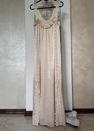 Вінтажна нічна сорочка saxon lingerie