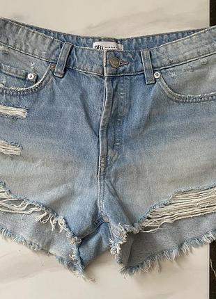 Джинсові шорти zara